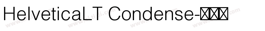 HelveticaLT Condense字体转换